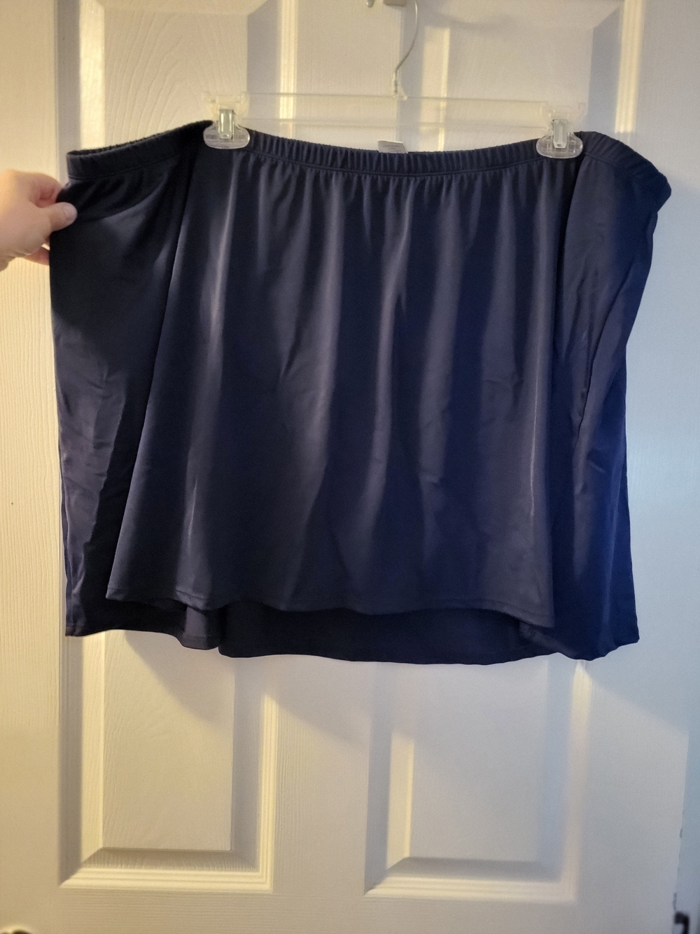 Women's ROAMANS Slightly Used Navy Blue Elastic Waist Swimskirt